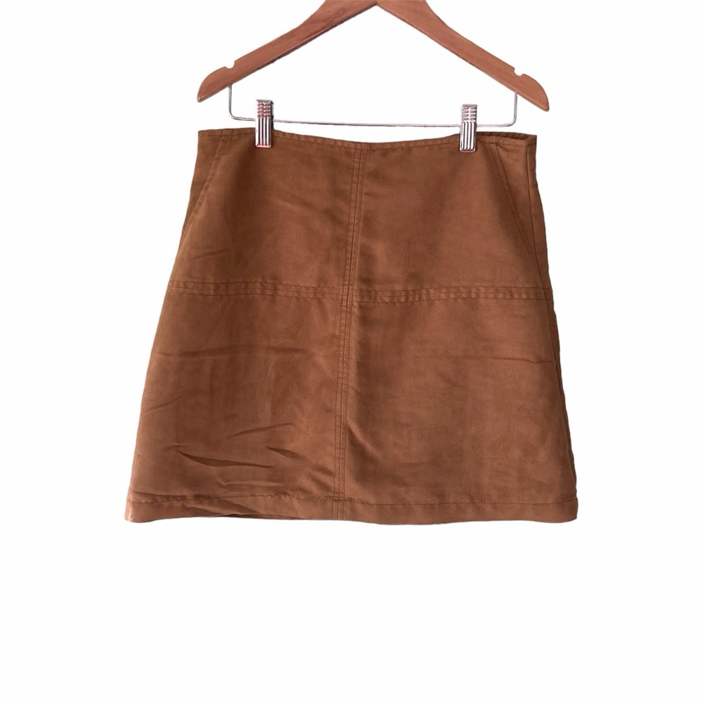 Sanctuary faux suede skirt Brown Small